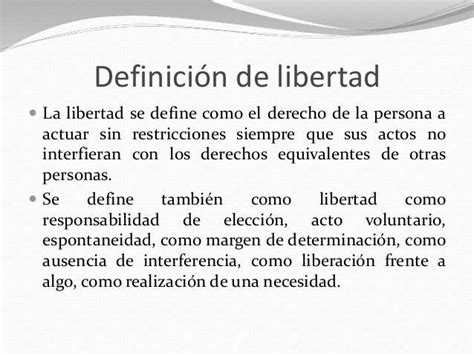 libertad definicion etica